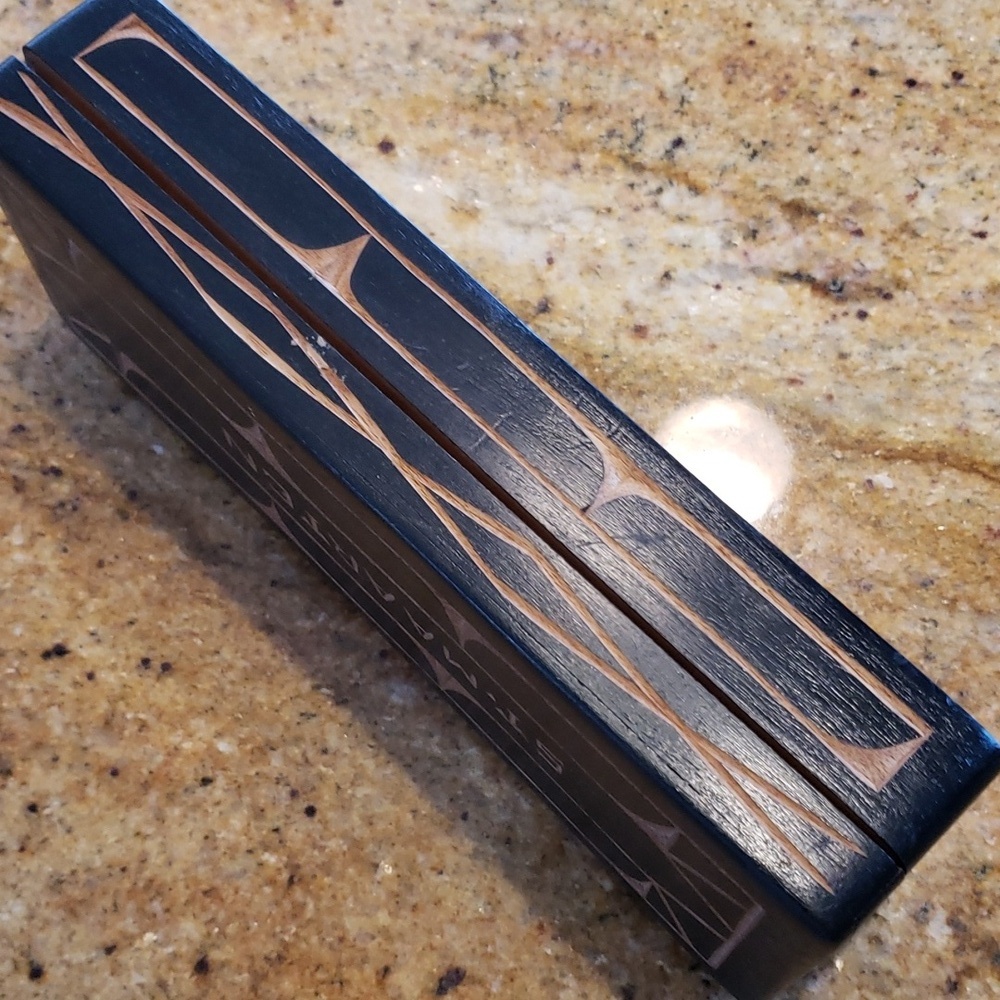 Vintage Carved Wooden Trinket Box from St. Marteen - Picture 10 of 16